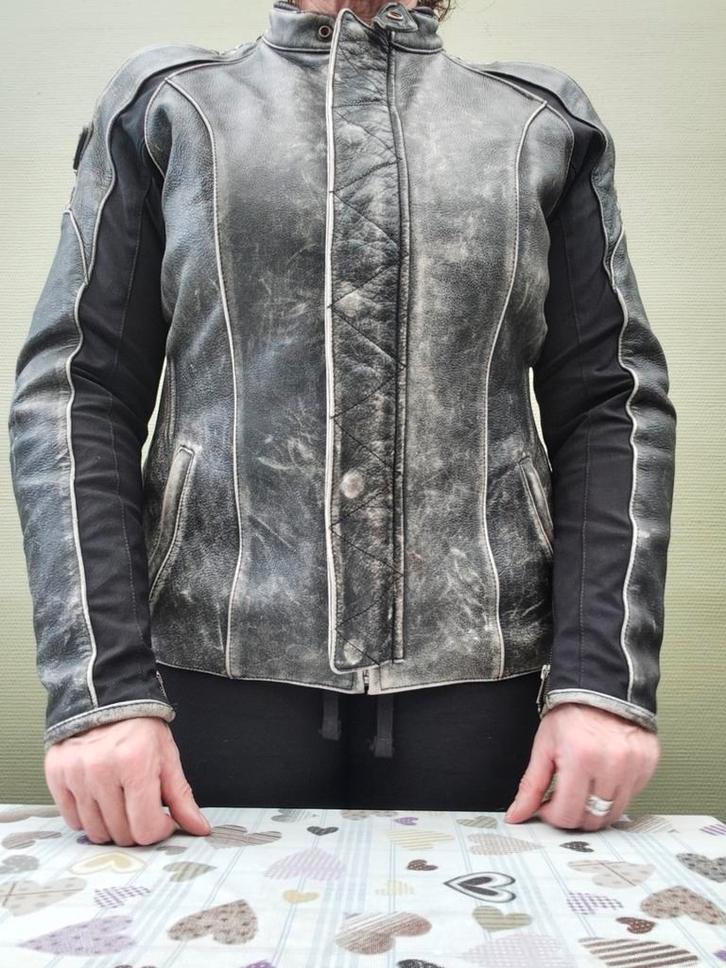 Super mooie vintage motorvest Triumph, Motoren, Kleding | Motorkleding, Dames, Ophalen