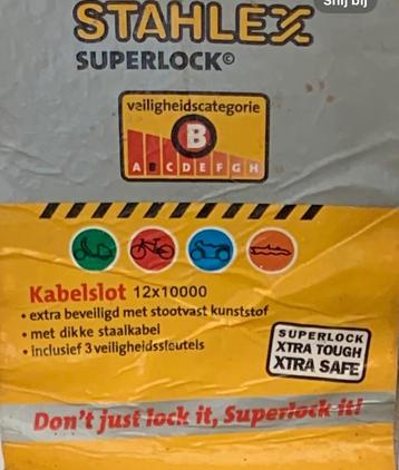 Stahlex Kabelslot 12 mm x 10 meter beschikbaar voor biedingen