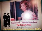 ORIGINELE CINEMAFOTO Sophia Loren, Verzamelen, Posters, Gebruikt, Met lijst, Rechthoekig Liggend, Ophalen of Verzenden