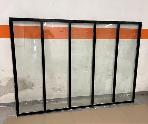 Stalen werkplaatsluifel, Doe-het-zelf en Bouw, Glas en Ramen, Gebruikt, Glasplaat, 80 tot 120 cm, 160 cm of meer, Ophalen