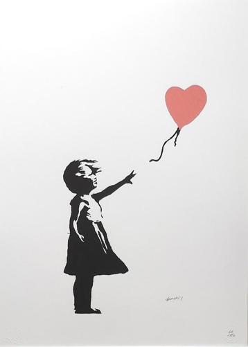 Banksy - Girl With a Balloon beschikbaar voor biedingen