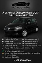 Volkswagen Golf Plus, Auto's, Voorwielaandrijving, Stof, 4 cilinders, Zwart