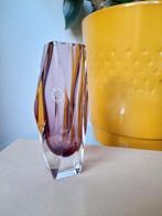 Murano Italy blokvaas V. Nason paars glas Sommerso, Antiek en Kunst, Antiek | Glaswerk en Kristal, Ophalen of Verzenden