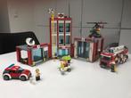 Lego City brandweerkazerne 60110, Comme neuf, Ensemble complet, Lego, Enlèvement ou Envoi