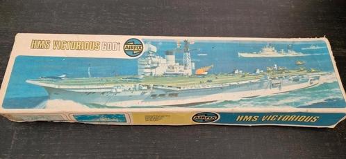 Vintage Airfix H.M.S. Victorious 1/600 Modelbouw, Hobby en Vrije tijd, Modelbouw | Boten en Schepen, Zo goed als nieuw, Airfix