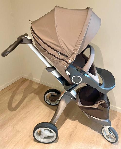 Stokke Xplory kinderwagen + reiswieg en veel accessoires, Kinderen en Baby's, Kinderwagens en Combinaties, Gebruikt, Kinderwagen