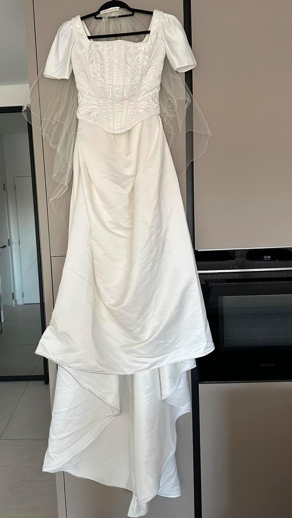 Prachtige trouwjurk te koop – slechts 1x gedragen!, Kleding | Dames, Trouwkleding en Trouwaccessoires, Zo goed als nieuw, Trouwjurk