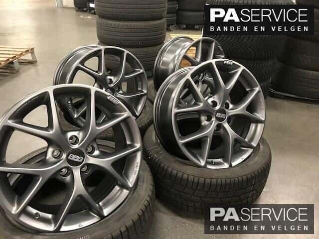 Nwe 19 inch Antraciete BBS SR velgen voor VW Golf 8.5*19 5*1, Auto-onderdelen, Banden en Velgen, Velg(en), 19 inch, Nieuw, Ophalen of Verzenden