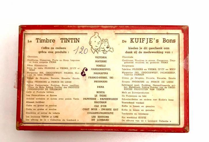 Tintin Zeldzame puzzel kuifje bons 1957 compleet, Verzamelen, Stripfiguren, Zo goed als nieuw, Boek of Spel, Kuifje, Ophalen of Verzenden