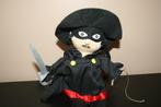 Marionnette à main de Zorro de 37 cm avec épée et fouet, Ophalen of Verzenden, Zo goed als nieuw