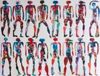 Origineel gouache van Wole Lagunju 2017 Nigeria, Ophalen of Verzenden