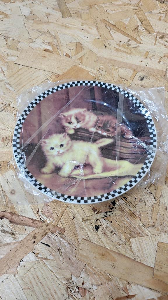 assiette vintage chat, Antiquités & Art, Antiquités | Céramique & Poterie, Enlèvement