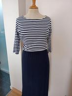 Gestreepte t-shirt C&A ,  maat L, Blauw, Maat 42/44 (L), Ophalen of Verzenden, Korte mouw