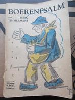 Felix Timmermans  -  Boerenpsalm, Gelezen, België, Ophalen of Verzenden, Felix Timmermans