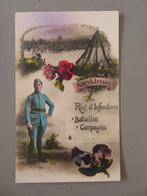 ongebruikte fantasie postkaart WO1 Reg. d,Infanterie, Verzamelen, Ophalen of Verzenden, Voor 1920, Ongelopen, Overige thema's