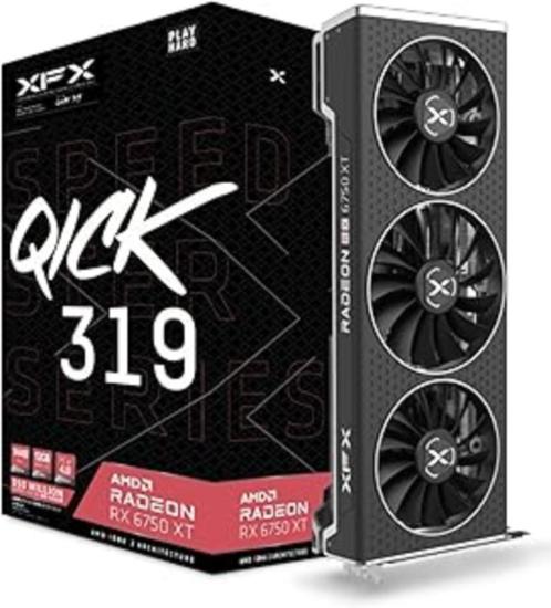 Radeon RX 6750XT - 12 gb - XFX Speedster QICK319, Computers en Software, Videokaarten, Gebruikt, AMD, GDDR6, HDMI, DisplayPort