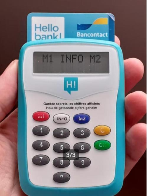 Lecteur carte bancaire, Computers en Software, Geheugenkaartlezers, Gebruikt, Ophalen of Verzenden