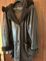Lederen mantel, Kleding | Dames, Jassen | Winter, Ophalen, Gedragen, Maat 42/44 (L)
