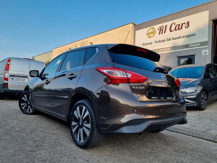 Nissan Pulsar 1.2i 2017/Automaat/112.000km/Navi/Cam/Ac/Led, Auto's, Nissan, Bedrijf, Te koop, Pulsar, 360° camera, ABS, Achteruitrijcamera