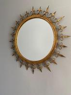 Vintage spiegel, Antiek en Kunst, Antiek | Spiegels, Ophalen, Rond, 50 tot 100 cm, Minder dan 100 cm