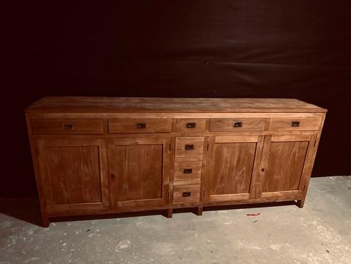 Volhouten teak dressoir, Huis en Inrichting, Kasten | Dressoirs, Zo goed als nieuw, Ophalen