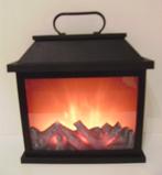 Haard model lantaarn met LED bewegende vlammen - bijna echt, Ophalen, Nieuw, Vrijstaande haard, Elektrische haard