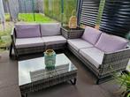 Loungeset, Tuin en Terras, Tuinsets en Loungesets, Ophalen, 4 zitplaatsen, Gebruikt, Bank