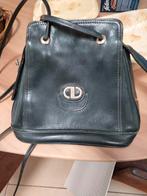 Vintage handtas.donkerblauw.Christian Dior., Handtassen en Accessoires, Tassen | Damestassen, Ophalen of Verzenden, Gebruikt, Handtas