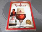 Tempelier bier reclamebord metaal, Ophalen of Verzenden, Nieuw, Reclamebord
