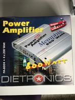 Dietz PA-8004  -  4x200W versterker, Auto diversen, Autospeakers, Ophalen of Verzenden, Nieuw
