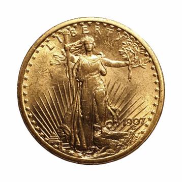 20 Dollar Double Eagle Saint Goudens 1907