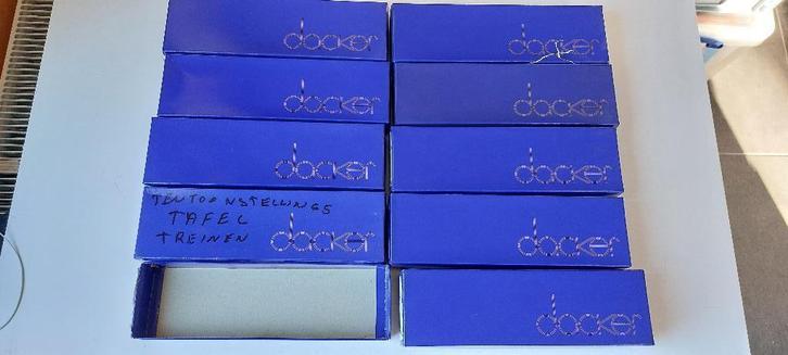 SNCB/NMBS DACKER ENSEMBLE DE 10 BOITES VIDES, Hobby & Loisirs créatifs, Trains miniatures | HO, Utilisé, Locomotive, Autres marques