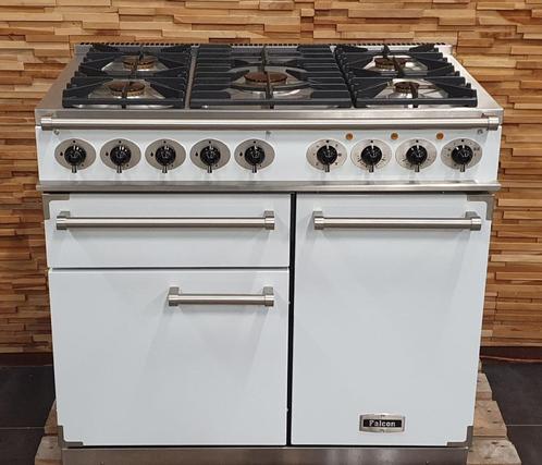 🔥Luxe Fornuis Falcon Deluxe 100cm wit 3 ovens NIEUW!, Elektronische apparatuur, Fornuizen, Zo goed als nieuw, Vrijstaand, Gas