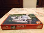 Mooie puzzel Zwanenfamilie, Enlèvement, Moins de 500 pièces, Utilisé, Puzzle