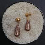 Bouchon de boucle d'oreille avec goutte, Bijoux, Sacs & Beauté, Boucles d'oreilles, Or, Brun, Pendantes, Enlèvement ou Envoi