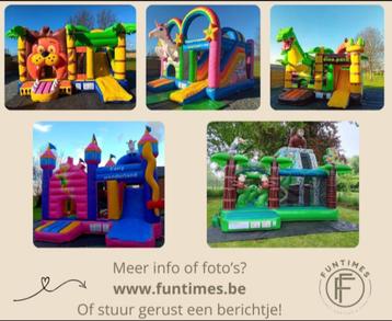 Multiplay springkastelen TE HUUR beschikbaar voor biedingen