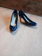 Donkerblauwe glanzende pumps maat 41, Kleding | Dames, Ophalen, Pumps, Blauw, Gedragen