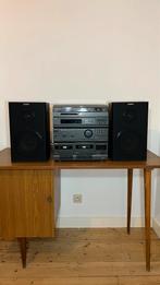 Sony platenspeler cassette hifi tower met speakers, Platenspeler, Gebruikt, Sony, Ophalen