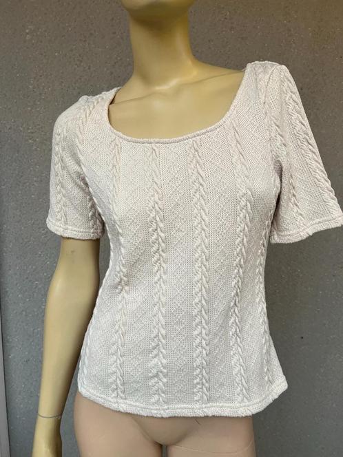 shein m, Kleding | Dames, Blouses en Tunieken, Gedragen, Maat 38/40 (M), Beige, Ophalen of Verzenden