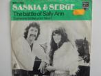 Saskia & Serge - The Battle Of Sally Ann (1977), Ophalen of Verzenden, Nederlandstalig, Single