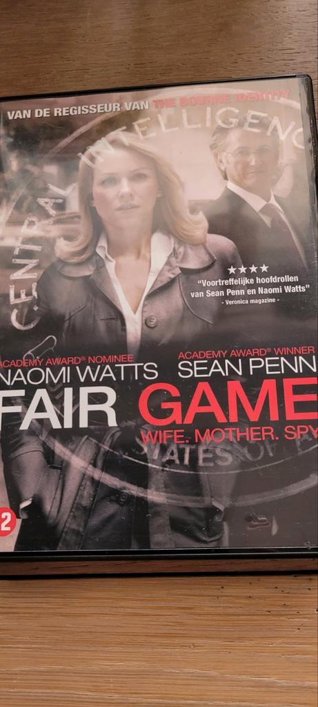 Fair Game  "Wife, Mother, Spy", Cd's en Dvd's, Dvd's | Thrillers en Misdaad, Zo goed als nieuw, Actiethriller, Vanaf 12 jaar, Verzenden