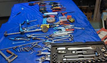 Lot volledigde collectie merk materiaal Bahco Usag en andere beschikbaar voor biedingen