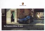 Brochure Porsche Panamera Edition 10 Jahre 10-2019 DUITSLAND, Nieuw, Porsche, Ophalen of Verzenden, Porsche