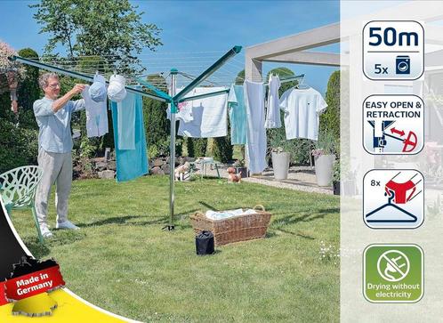 Leifheit Linomatic 500 Deluxe Cover Droogmolen/wasrek NIEUW!, Tuin en Terras, Droogmolens en Wasrekken, Zo goed als nieuw, Ophalen