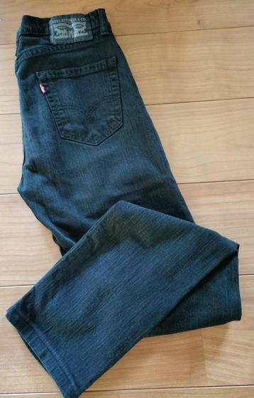 Knappe zwarte jeansbroek Levi's maat 30/34