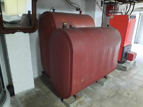 Mazout ketel + 2 vaten (1000 & 1200 L), Doe-het-zelf en Bouw, Chauffageketels en Boilers, Gebruikt, 100 liter of meer, Ophalen