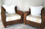 rotan zetels in goede staat, Huis en Inrichting, Fauteuils, Ophalen, Zo goed als nieuw, 75 tot 100 cm, Modern