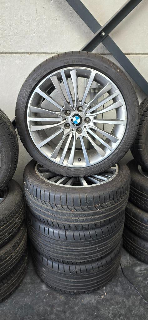BMW 5-6 SERIE 423 /19inch Alu velgen met Banden, Auto-onderdelen, Banden en Velgen, Band(en), Zomerbanden, 19 inch, 245 mm, Personenwagen