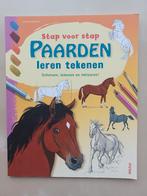 Stap voor stap Paarden leren tekenen, Boeken, Ophalen of Verzenden, Zo goed als nieuw, Tekenen en Schilderen, Isabelle Mandro