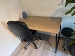 Bureau + bureaustoel, Huis en Inrichting, Ophalen, Zo goed als nieuw, Bureau